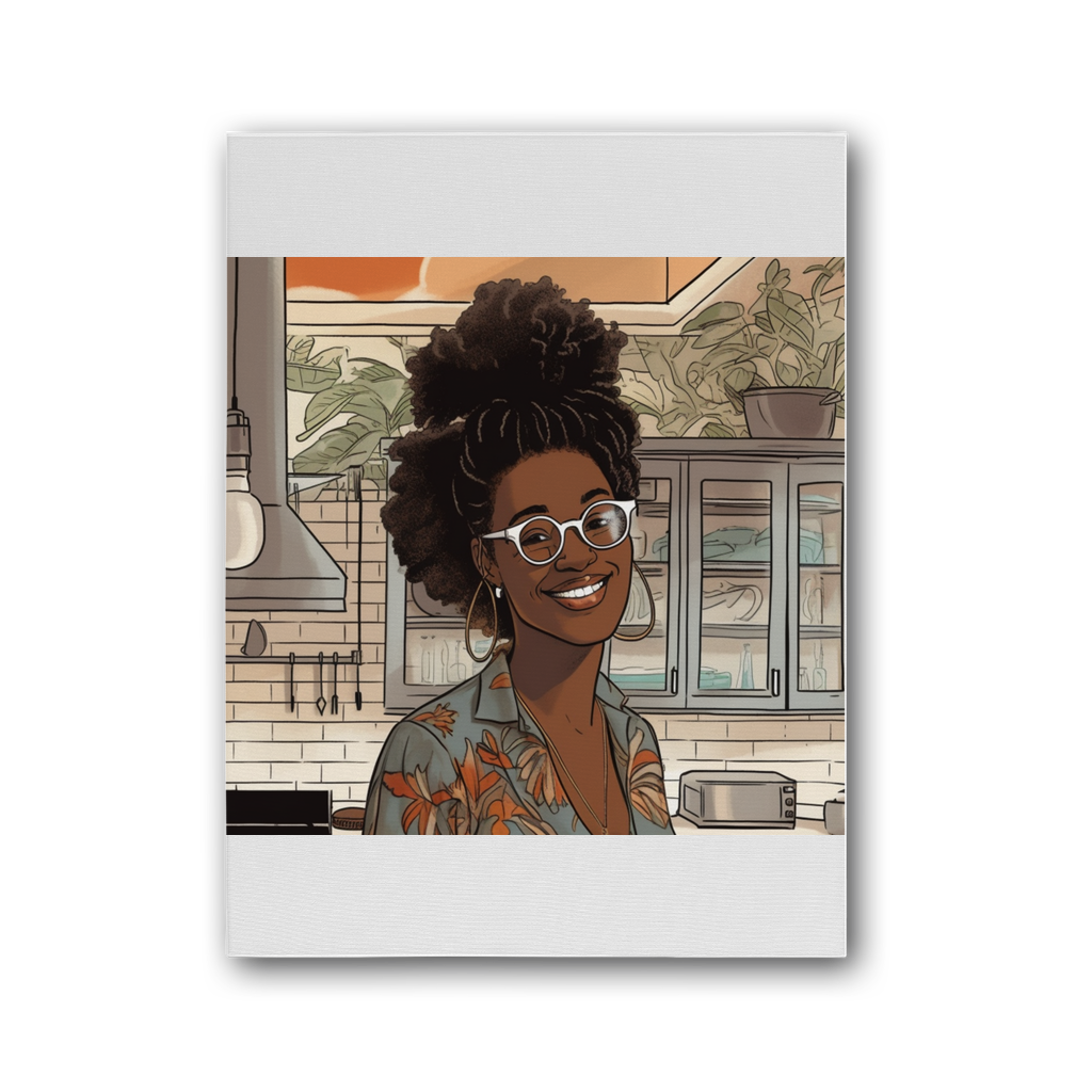 | Shanelle Melanin Magic | Premium Stretched Canvas
