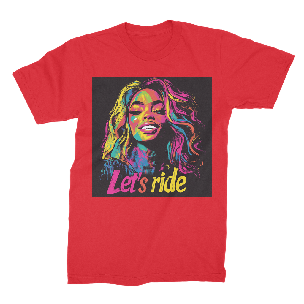 Bey Collection | Neon Bey - Lets Ride Premium Jersey Adult T-Shirt