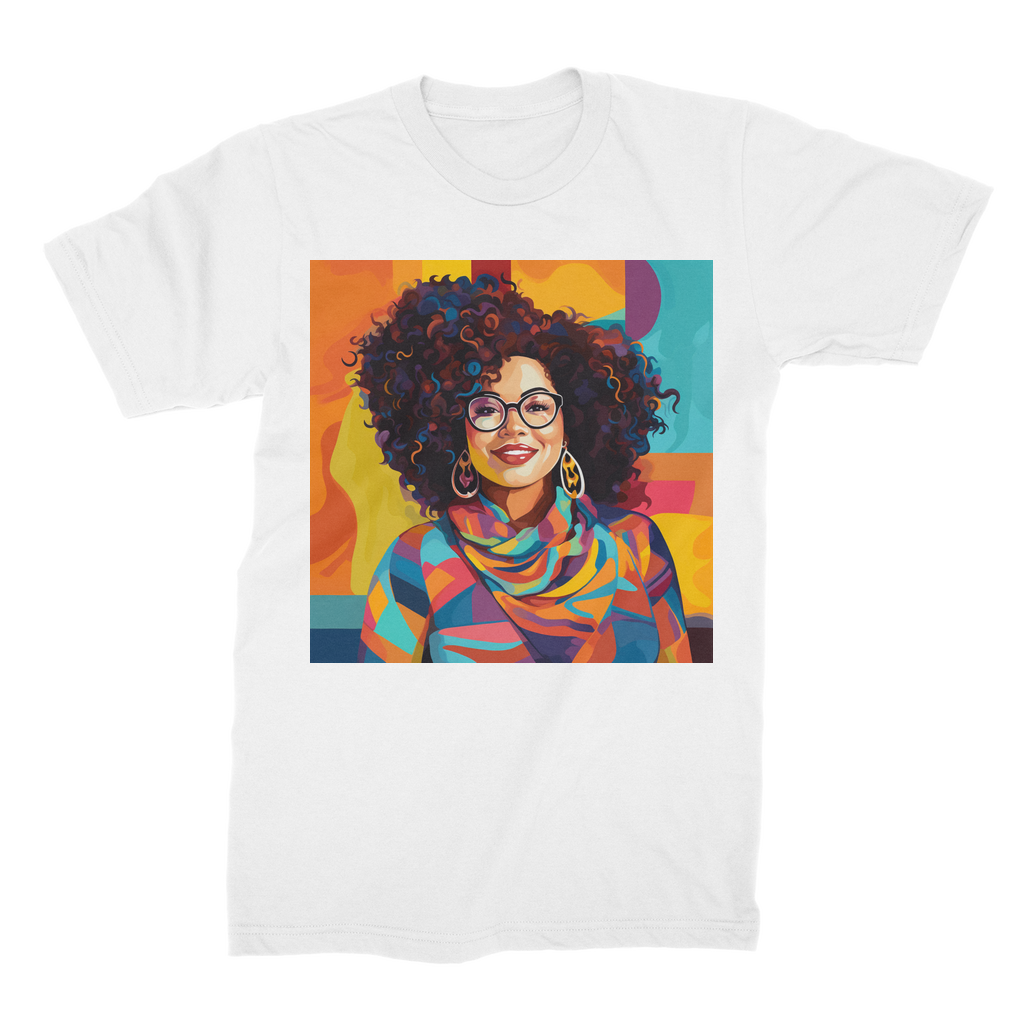 Black In Tech Collection| Maria| Premium Jersey Adult T-Shirt