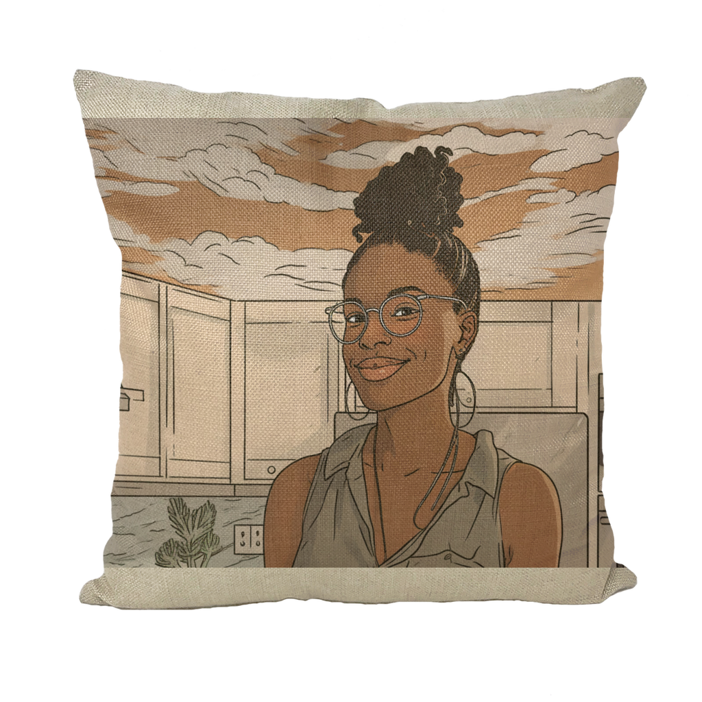 | Tri Melanin Magic Throw Pillow with Insert
