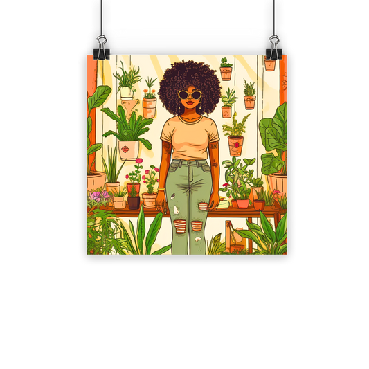 Plant Mom Collection | Peach Dream | Classic Poster