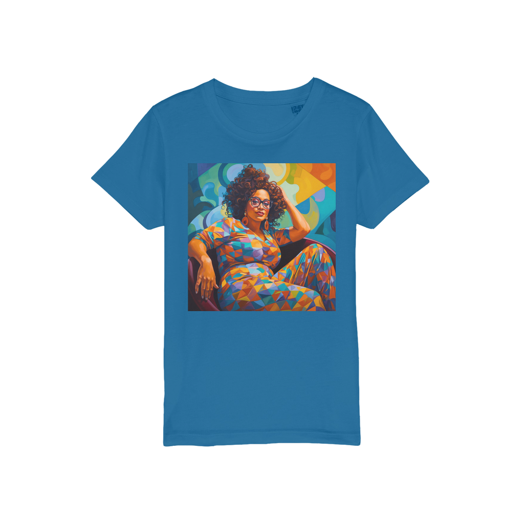 Black In Tech Collection | Maiya | Organic Jersey Kids T-Shirt