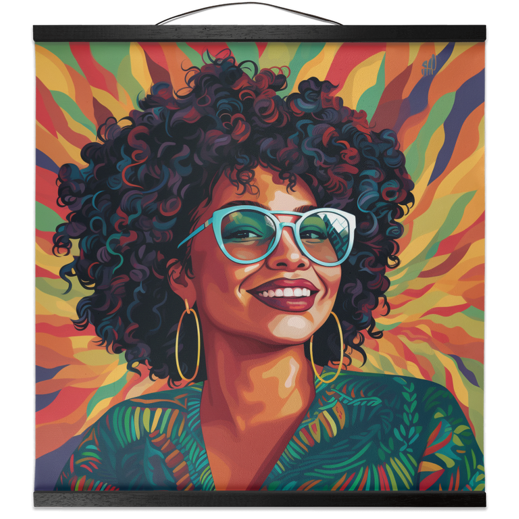 Black in Tech Collection | Ayanna | Hanging Canvas Prints |