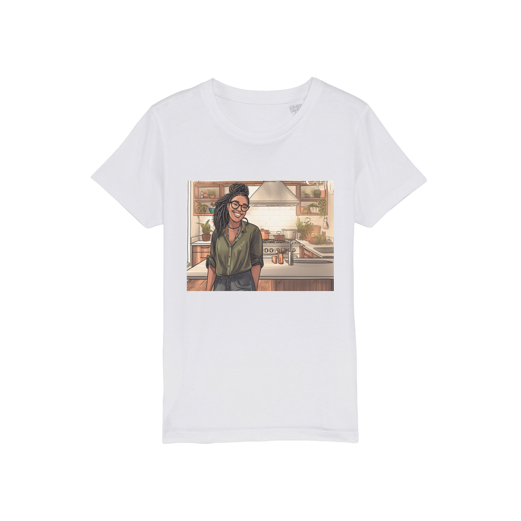 | Janell Melanin Magic | Organic Jersey Kids T-Shirt