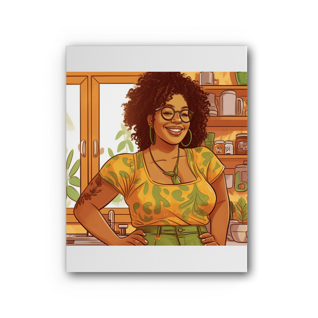 | Lexie Melanin Magic Premium Stretched Canvas