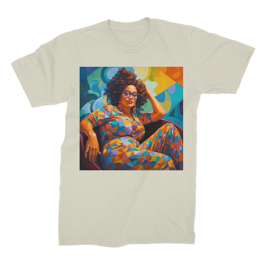 Black In Tech Collection | Maiya | Premium Jersey Adult T-Shirt