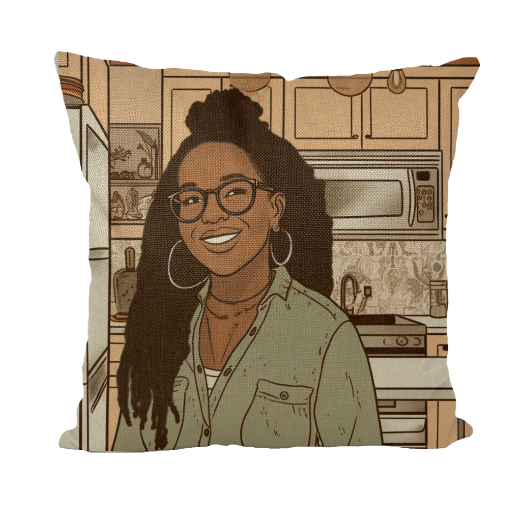 | Everyday Black Girl Magic Collection | Kelly Melanin Magic | Throw Pillow with Insert