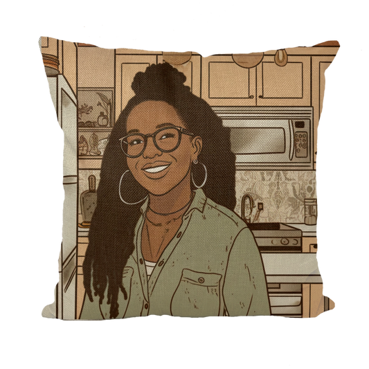 | Everyday Black Girl Magic Collection | Kelly Melanin Magic | Throw Pillow with Insert