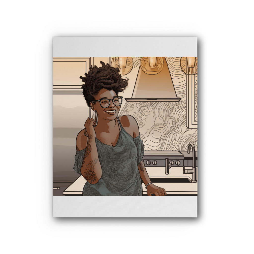 |Tamika Melanin Magic | Premium Stretched Canvas