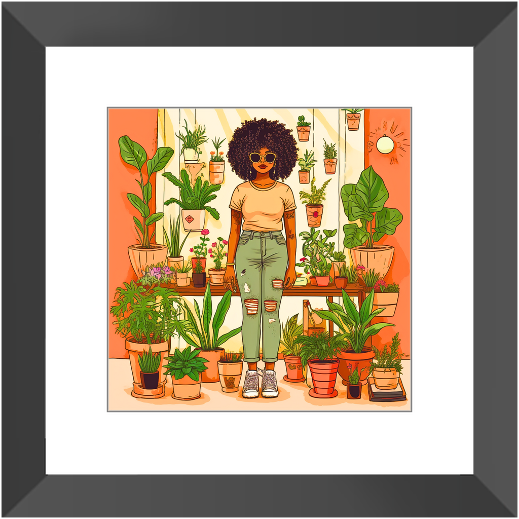 Plant Mom Collection | Peach Dream| Framed Prints|