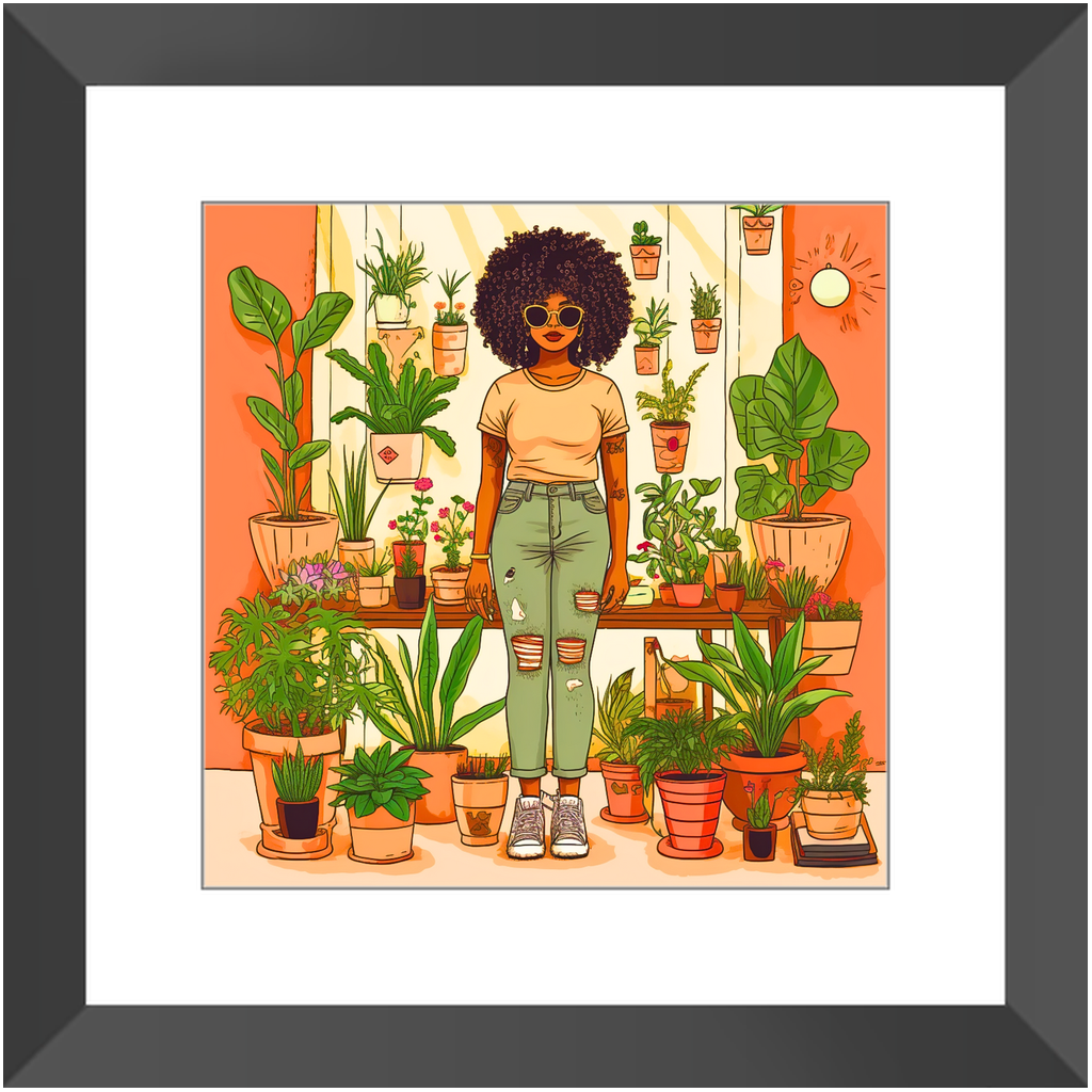 Plant Mom Collection | Peach Dream| Framed Prints|