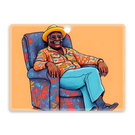 Papa J Acrylic Ornament | Black & Bold Collection | Taylor Made Paper Co.