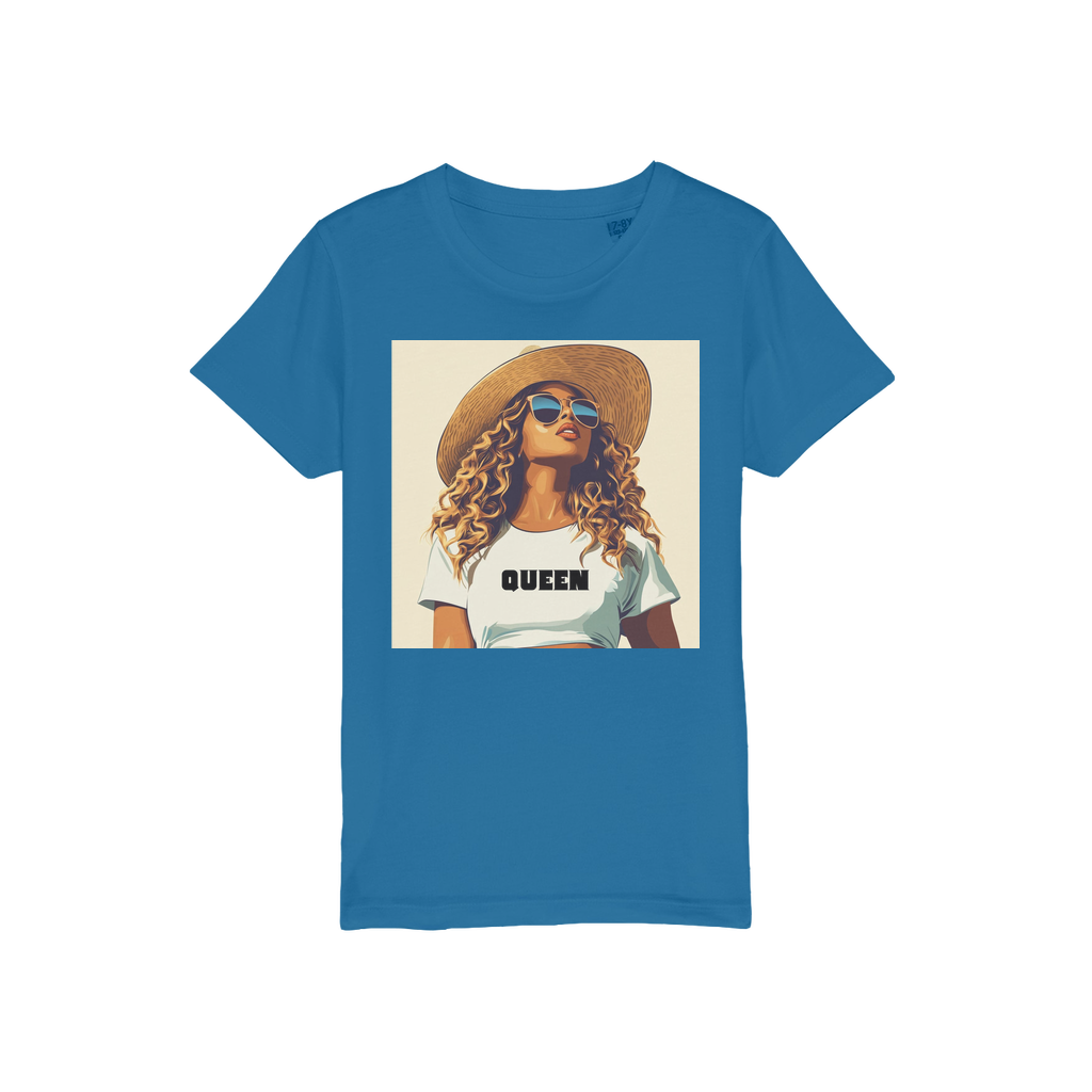Bey Collection| Queen | #Cowboycater| Organic Jersey Kids T-Shirt