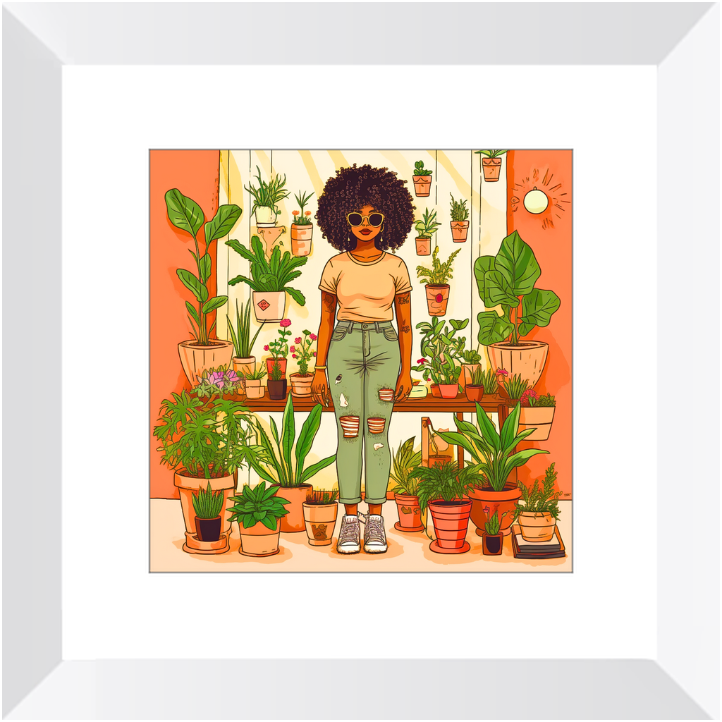 Plant Mom Collection | Peach Dream| Framed Prints|
