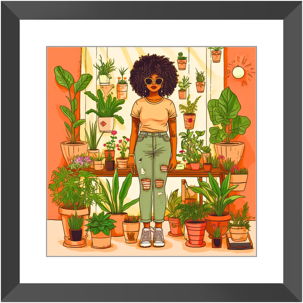 Plant Mom Collection | Peach Dream| Framed Prints|