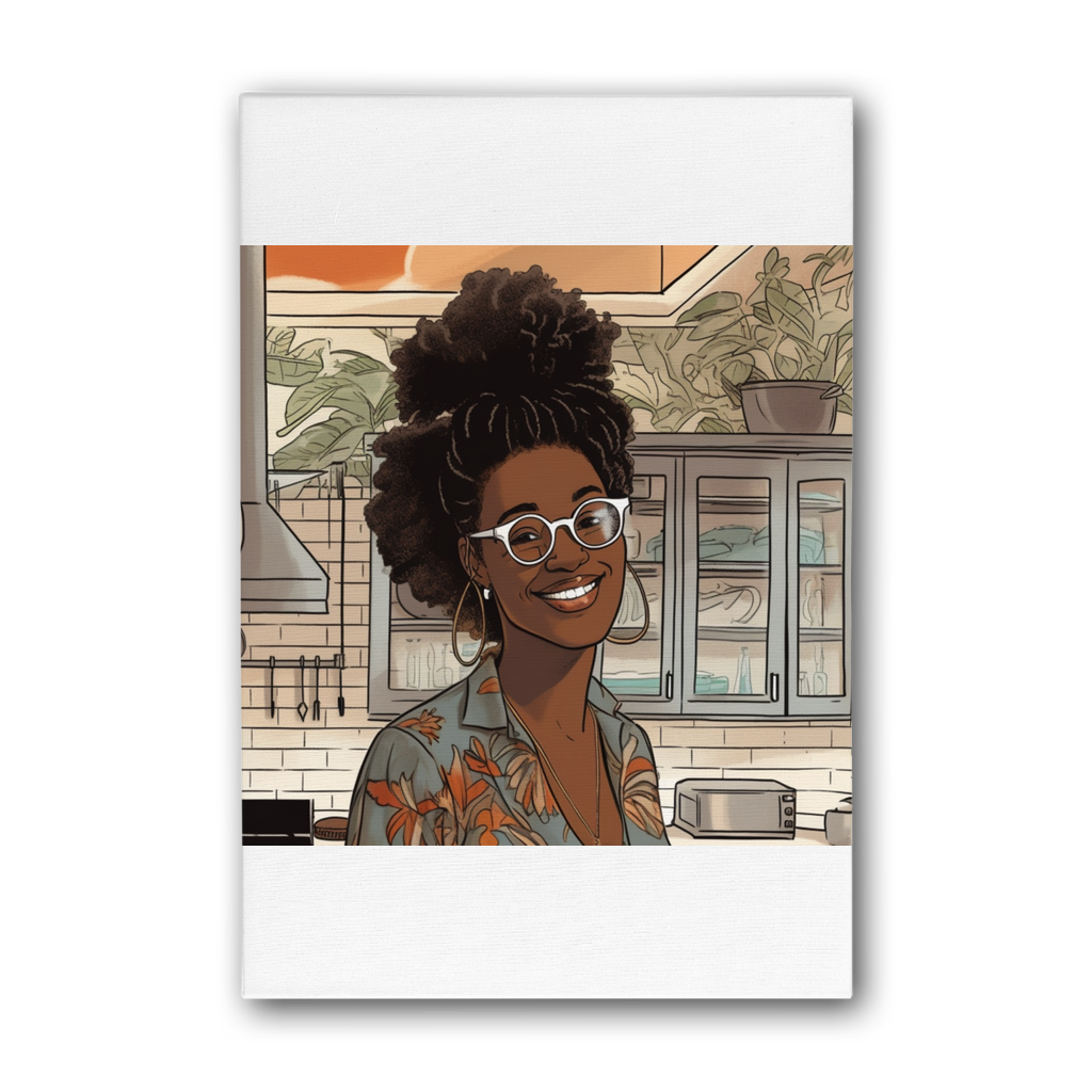| Shanelle Melanin Magic | Premium Stretched Canvas