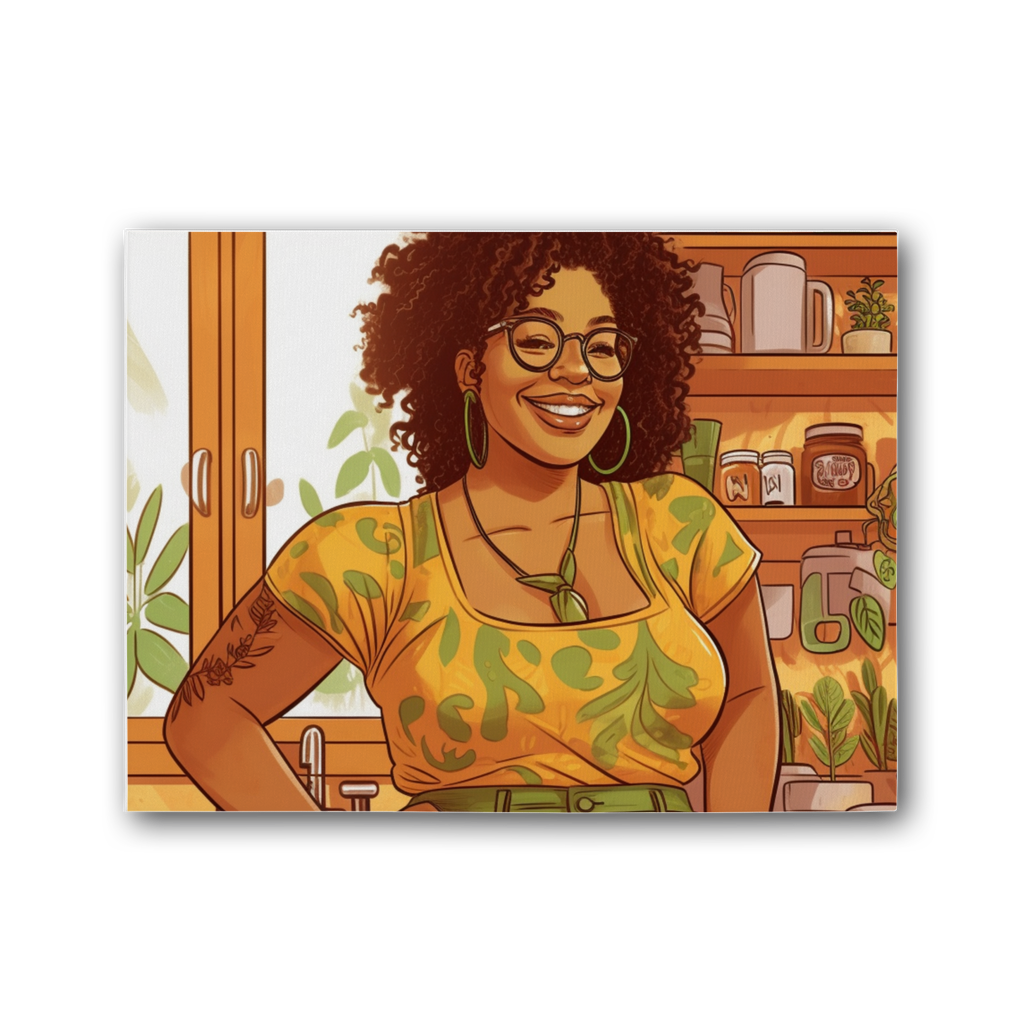 | Lexie Melanin Magic Premium Stretched Canvas