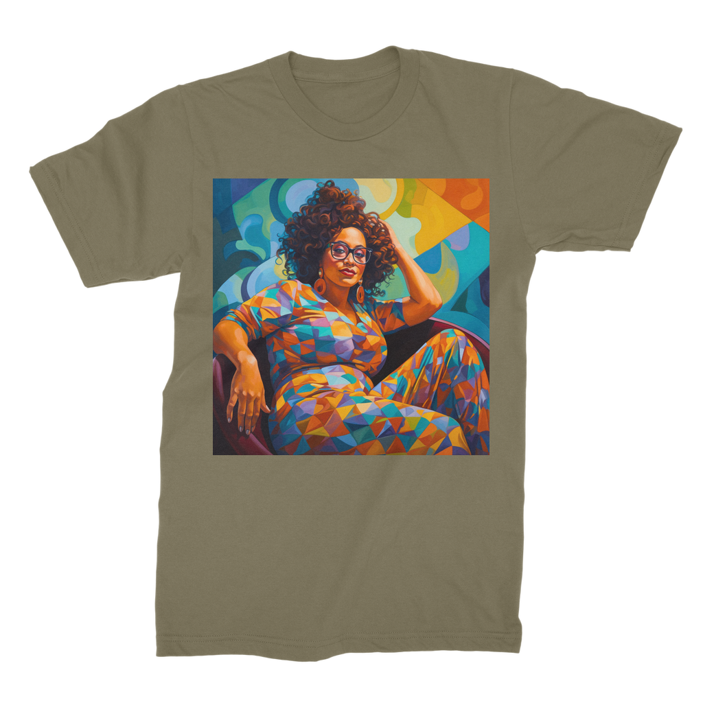 Black In Tech Collection | Maiya | Premium Jersey Adult T-Shirt