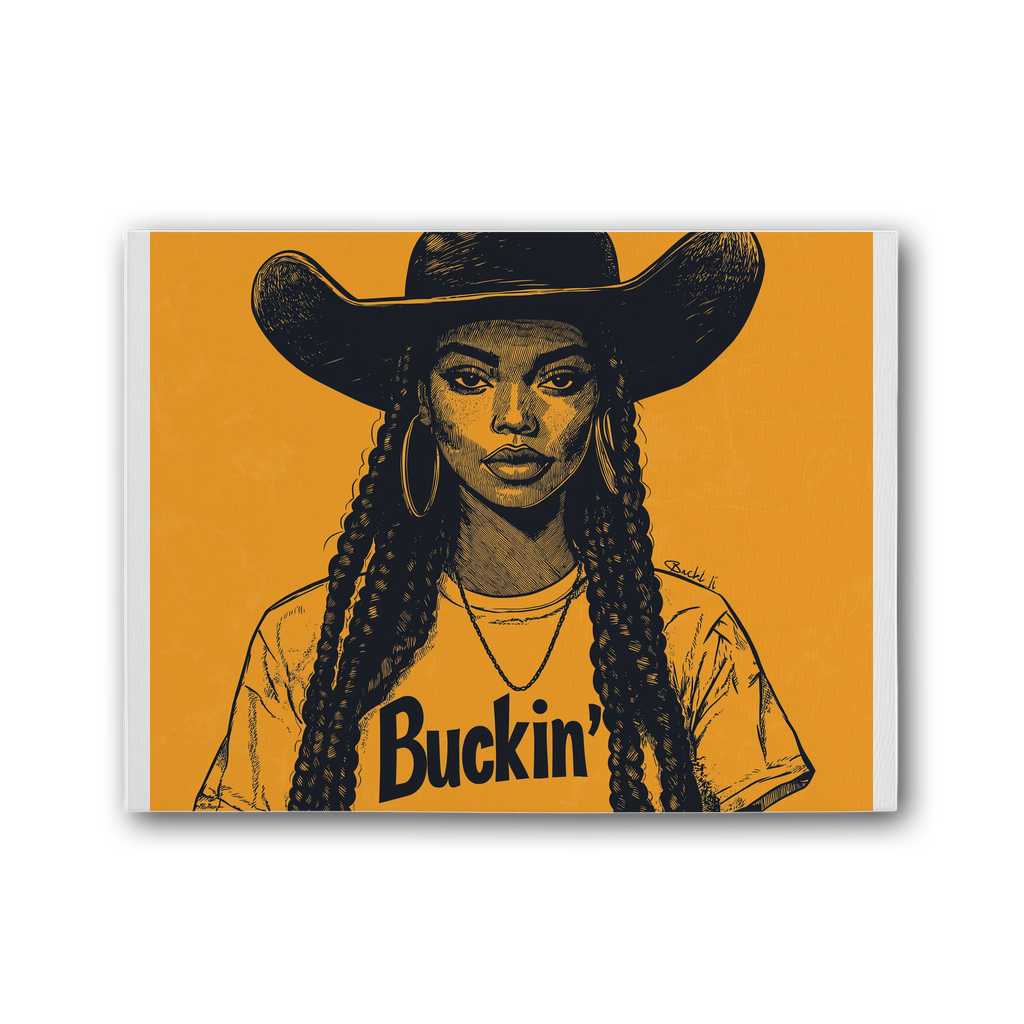 Bey Collection | Buckin' Premium Stretched Canvas