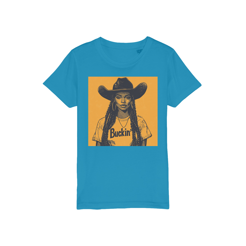 Bey Collection | Buckin' Organic Jersey Kids T-Shirt