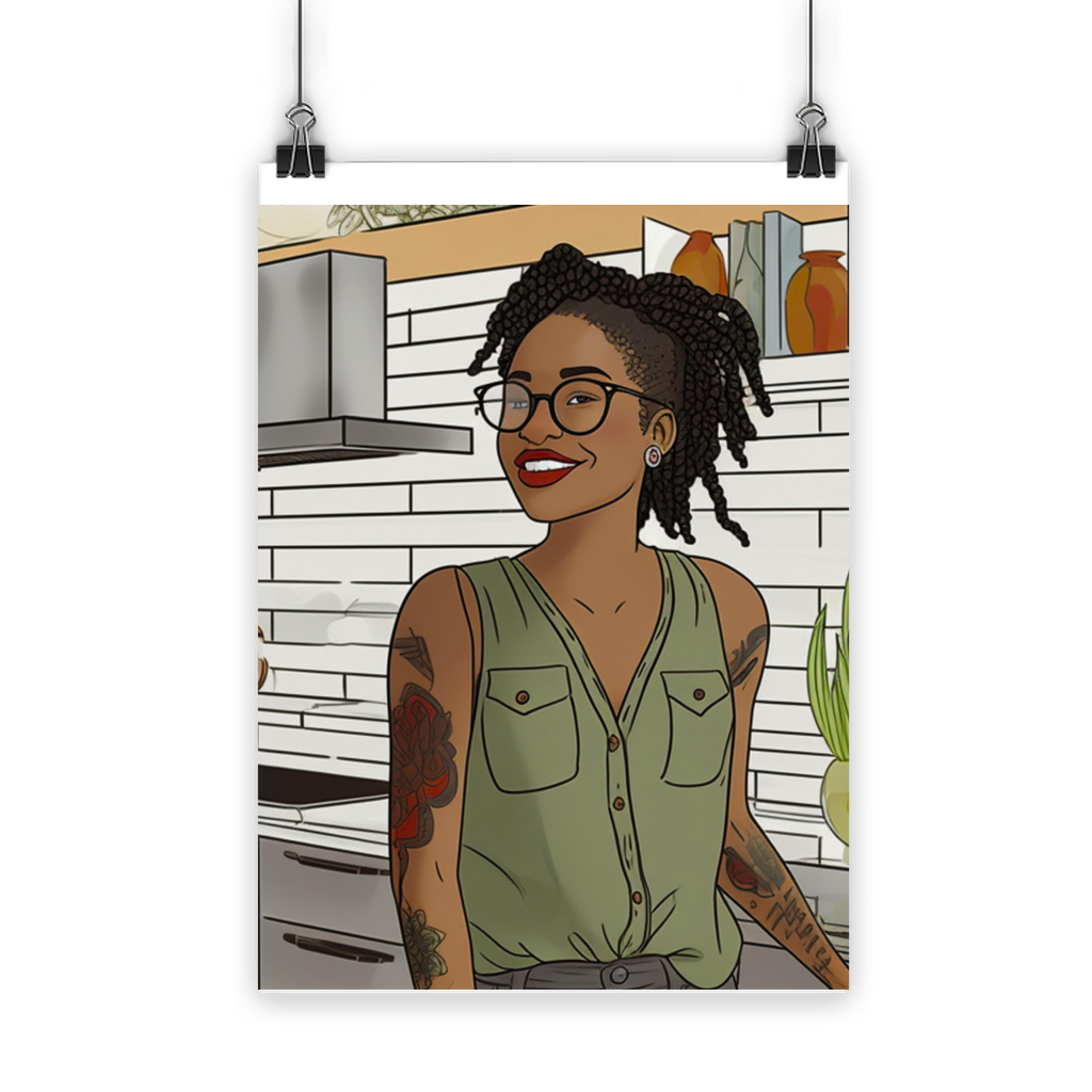 | Everyday Black Girl Magic Collection | Sasha Melanin Magic | Classic Poster