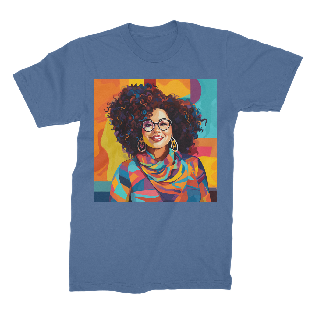 Black In Tech Collection| Maria| Premium Jersey Adult T-Shirt