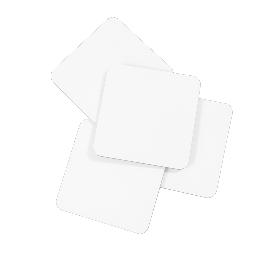 Black In Tech Collection | Kaisha | Hardboard Coaster Set of 4