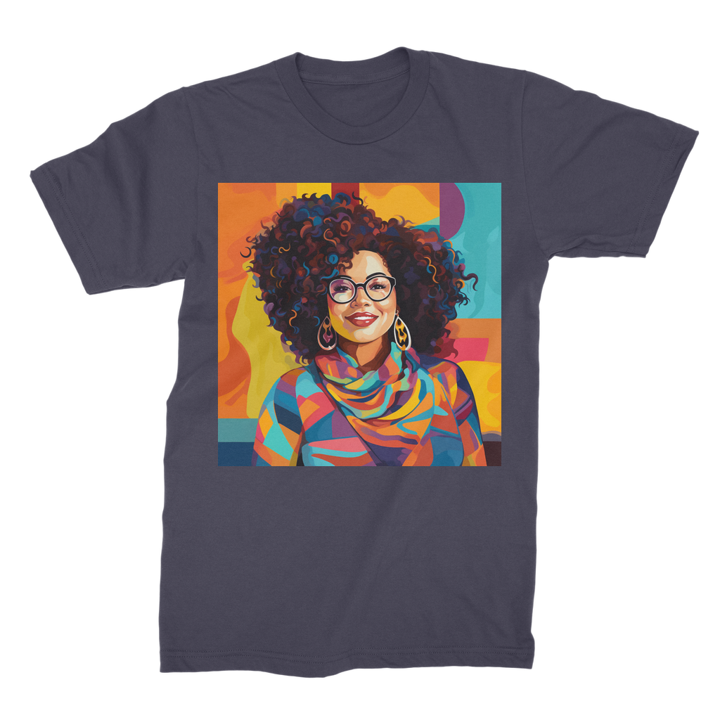 Black In Tech Collection| Maria| Premium Jersey Adult T-Shirt
