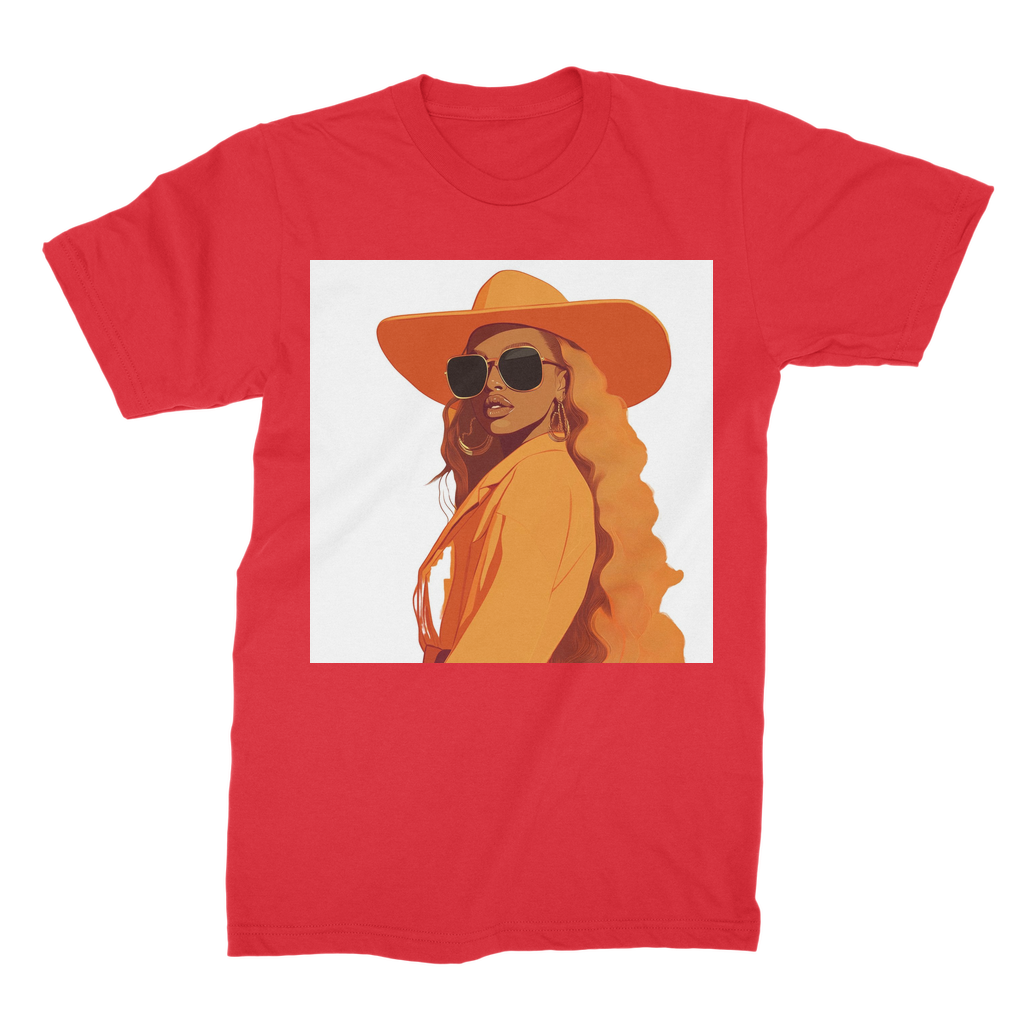 Bey Collection| Orange Diva | #cowboycarter Premium Jersey Adult T-Shirt