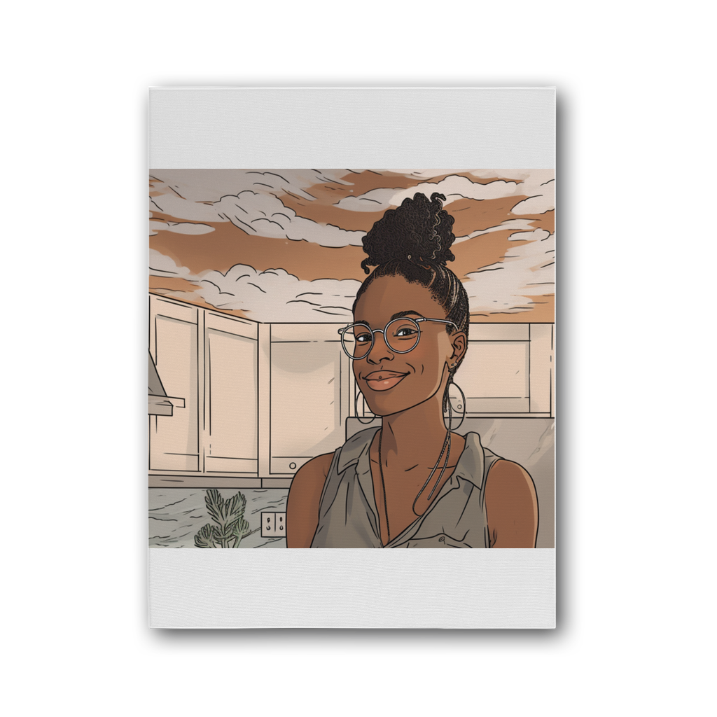 | Tri Melanin Magic Premium Stretched Canvas