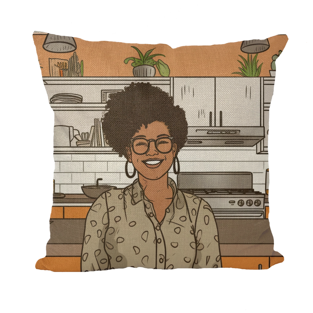 | Everyday Black Girl Magic Collection | Stella Melanin Magic| Throw Pillow with Insert