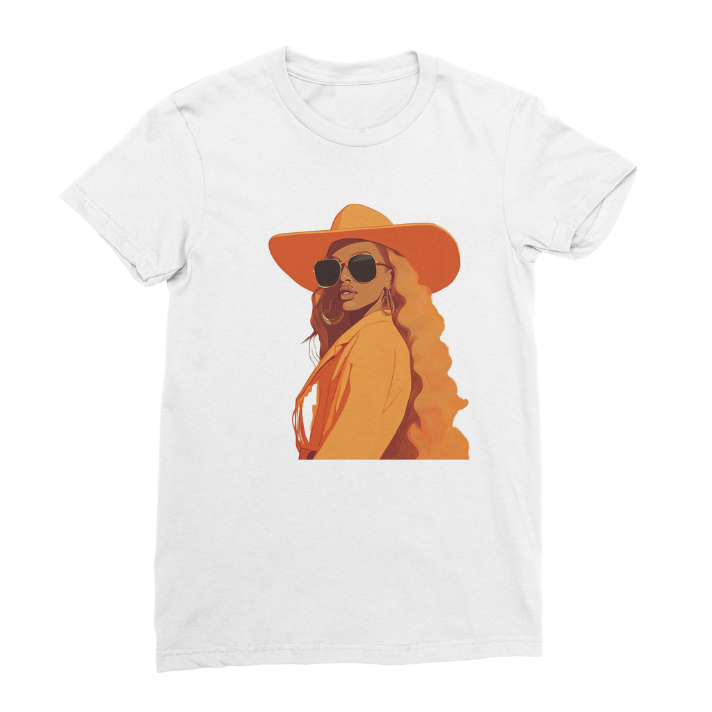 Bey Collection| Orange Diva | #cowboycarter Premium Jersey Women's T-Shirt