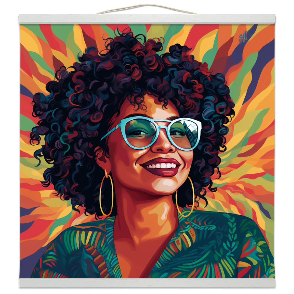 Black in Tech Collection | Ayanna | Hanging Canvas Prints |