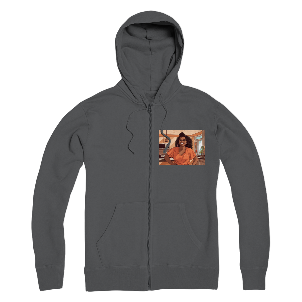 | Grace Melanin Magic | Premium Adult Zip Hoodie