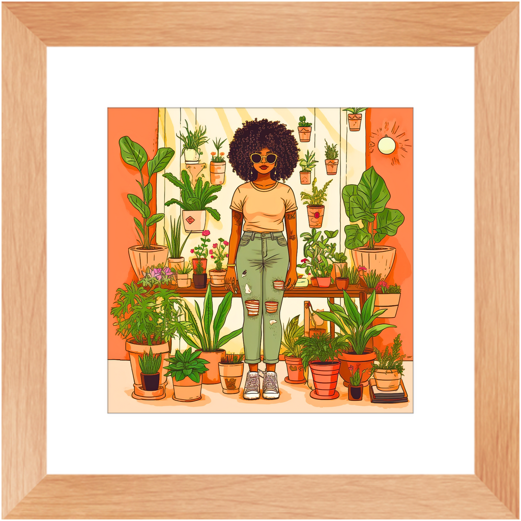 Plant Mom Collection | Peach Dream| Framed Prints|