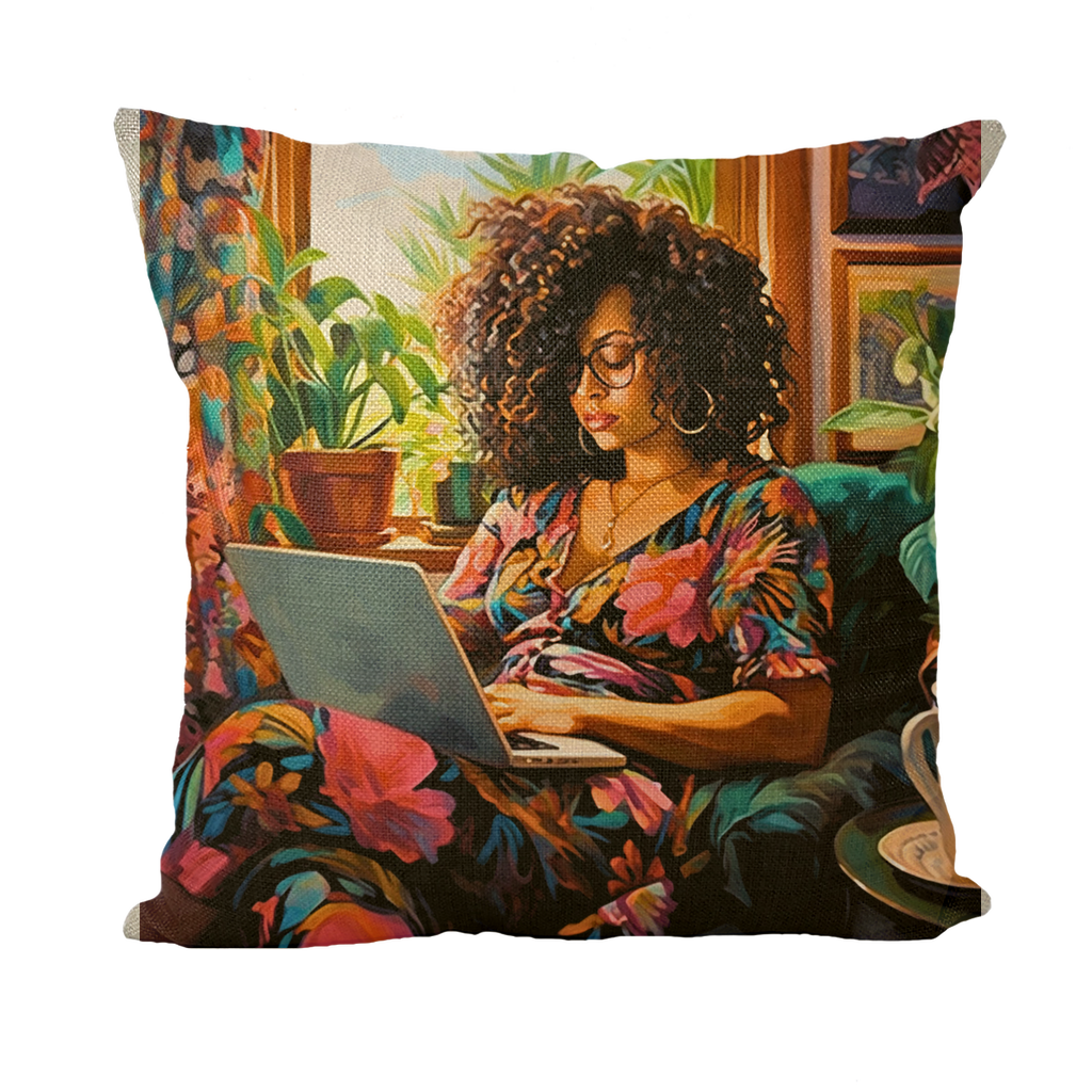 Black In Tech Collection | Momo | Throw Pillows