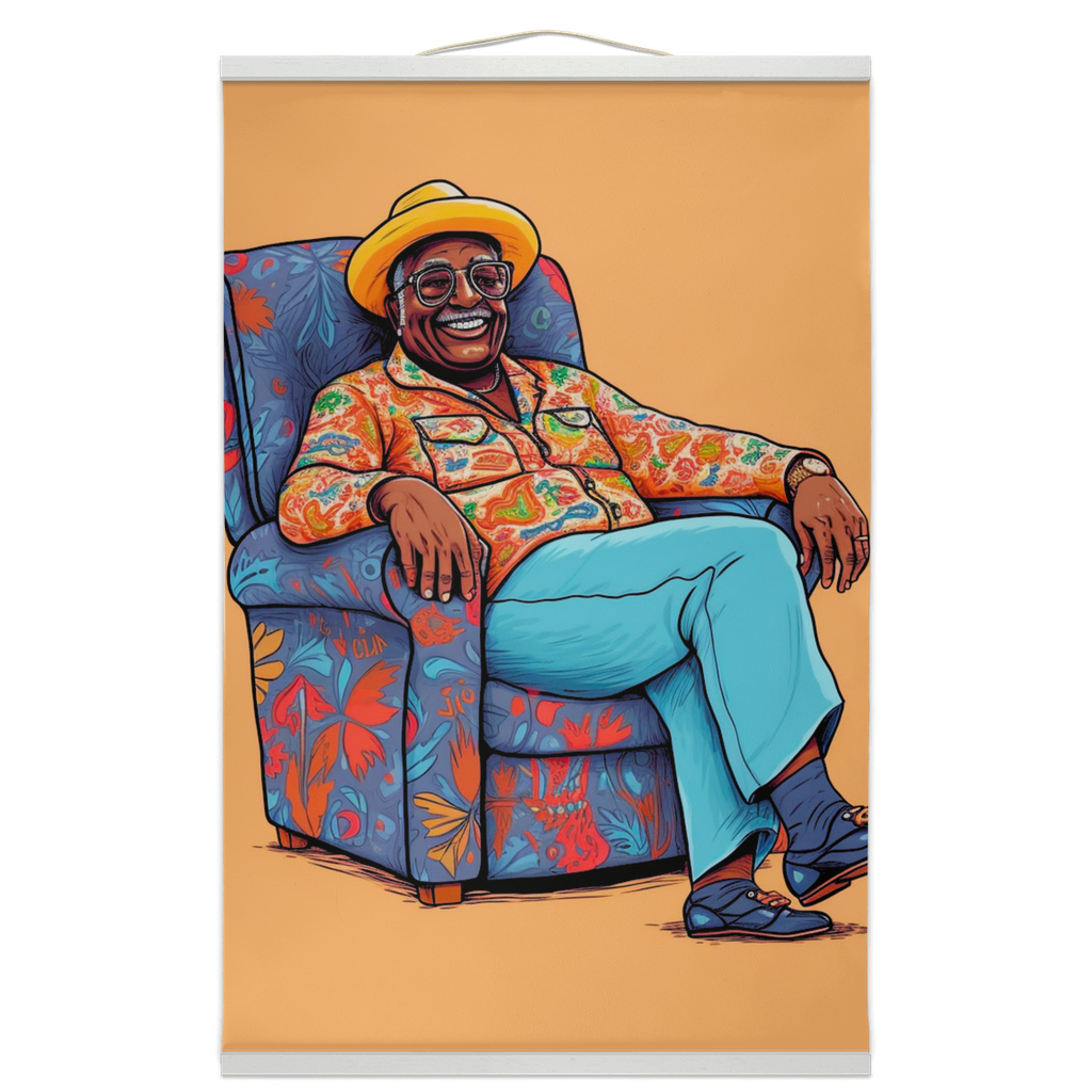 | Black & Bold Collection | James Hanging Canvas Prints | African American Male | Taylor Made Paper Co.