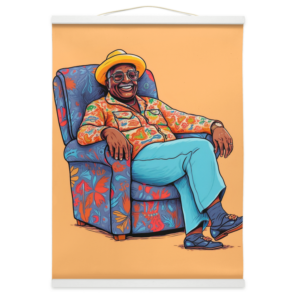 | Black & Bold Collection | James Hanging Canvas Prints | African American Male | Taylor Made Paper Co.