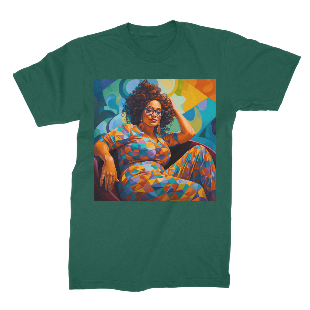 Black In Tech Collection | Maiya | Premium Jersey Adult T-Shirt