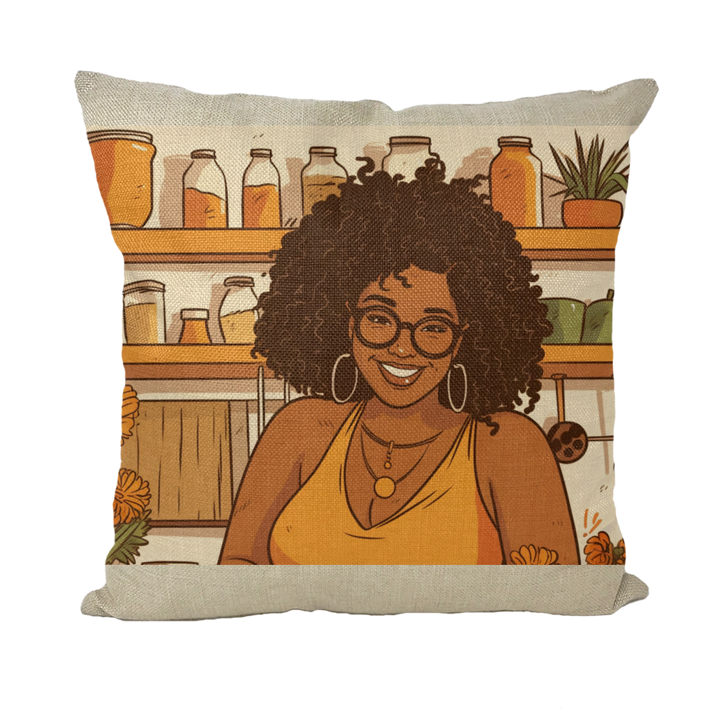 | Mimi Melanin Magic| Throw Pillows