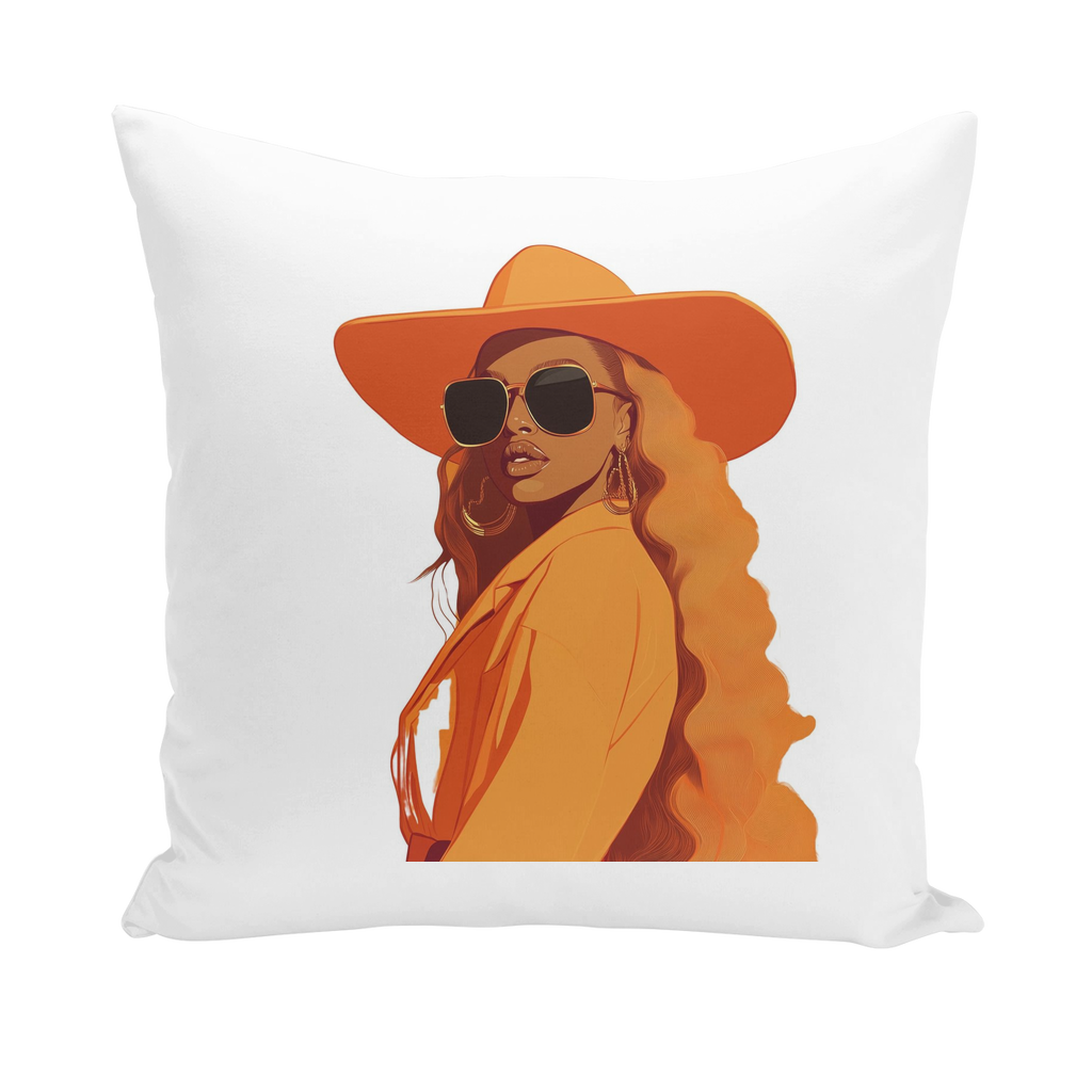 Bey Collection| Orange Diva | #cowboycarter Throw Pillows