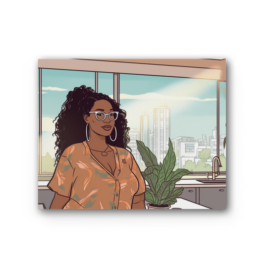 | Zelda Melanin Magic | Premium Stretched Canvas