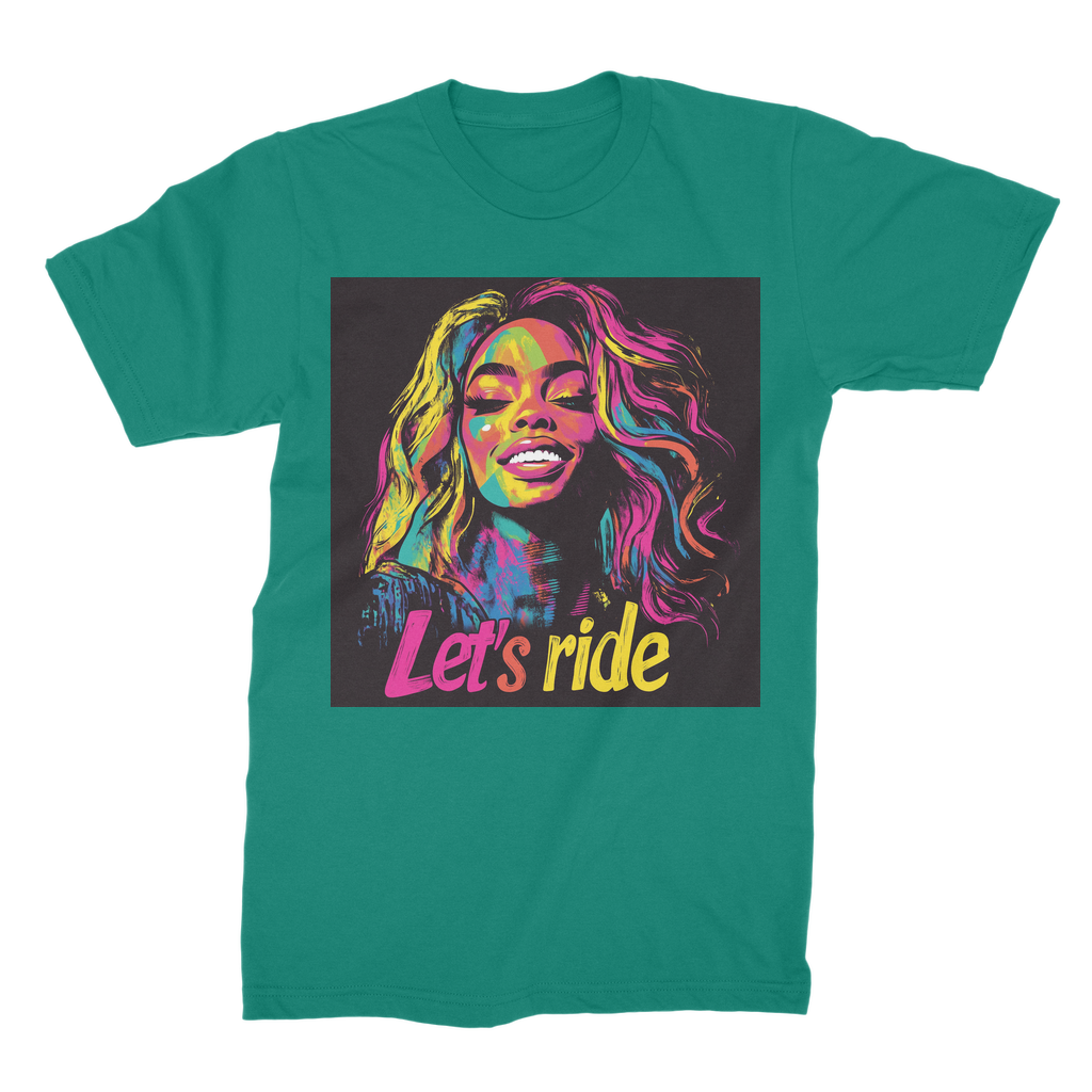 Bey Collection | Neon Bey - Lets Ride Premium Jersey Adult T-Shirt