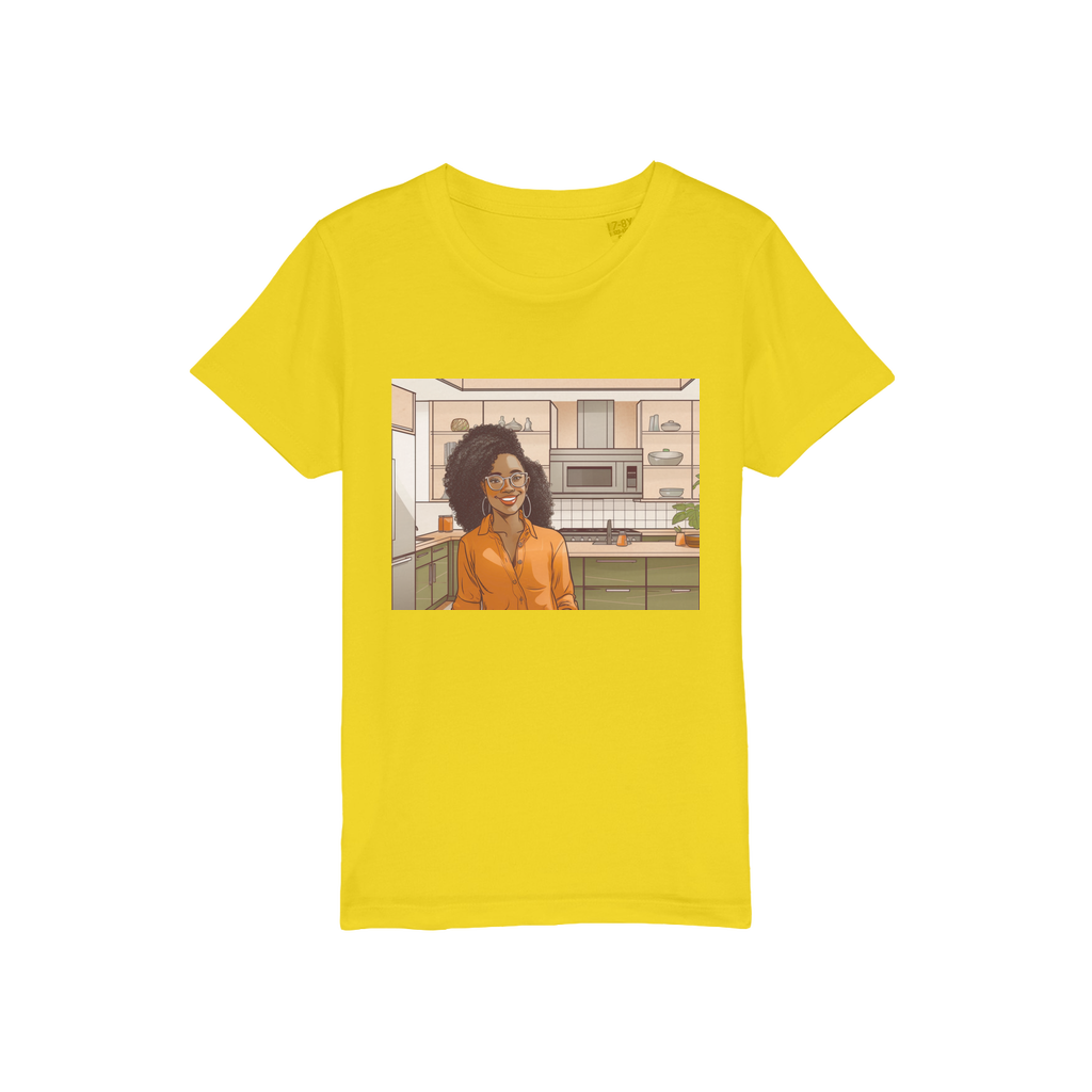 | Rose Melanin Magic | Organic Jersey Kids T-Shirt