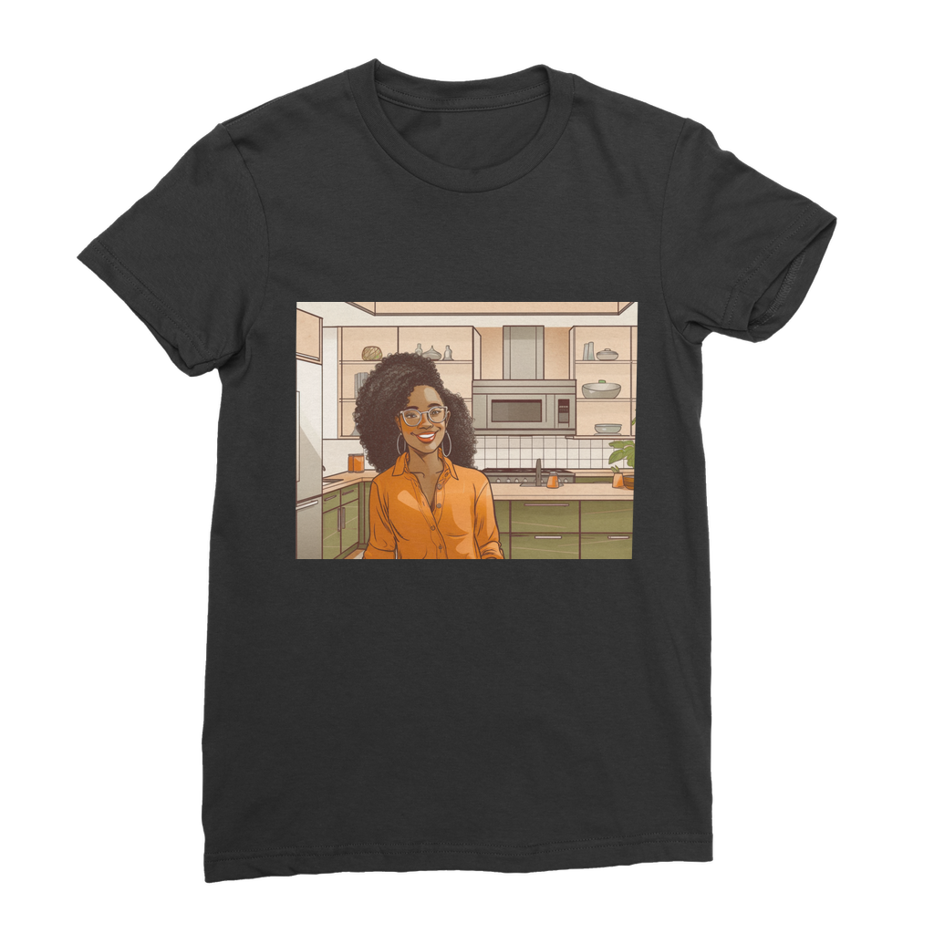 | Rose Melanin Magic | Premium Jersey Women's T-Shirt