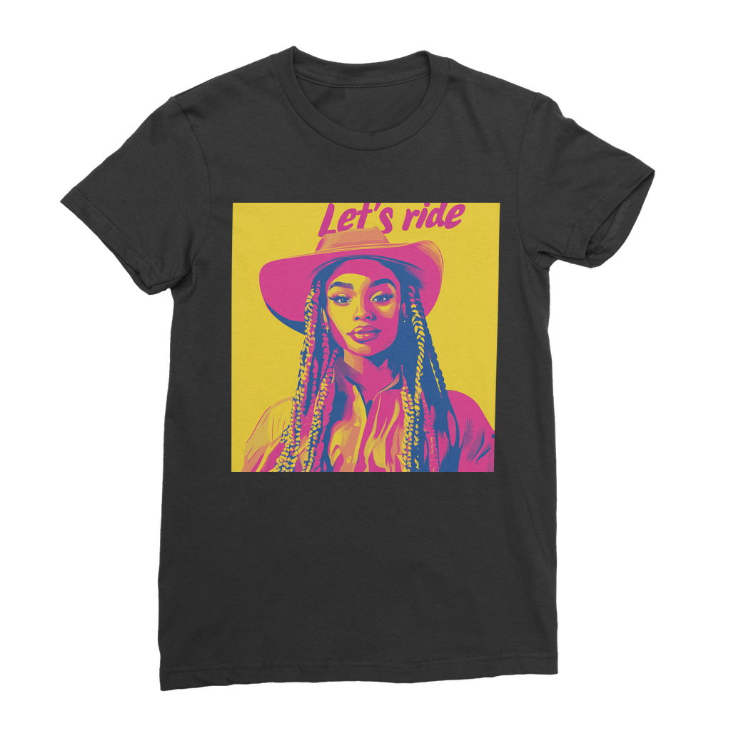 Bey Collection| Winnie Orange : Let's Ride Premium Jersey Women's T-Shirt