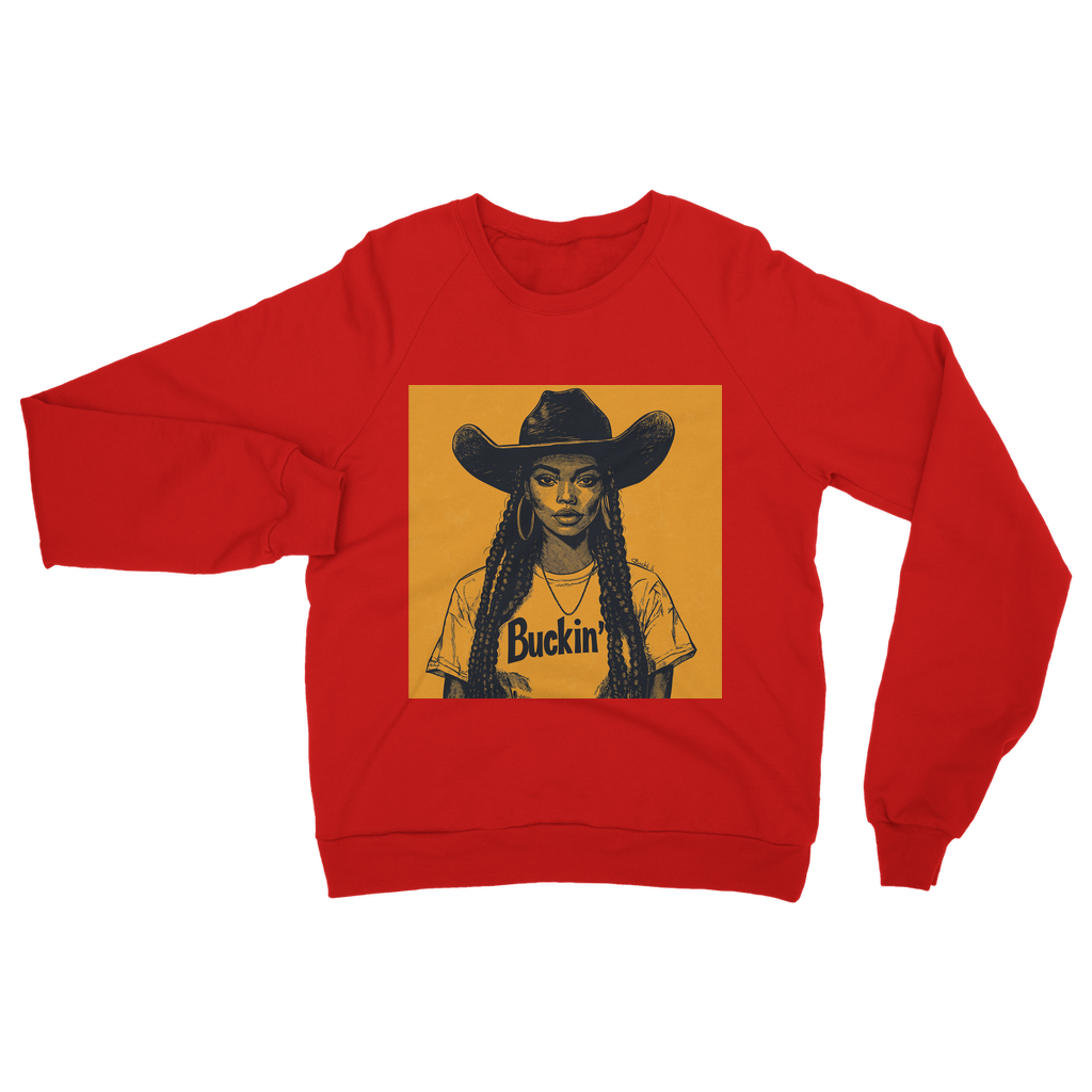 Bey Collection |  Buckin' Classic Adult Sweatshirt