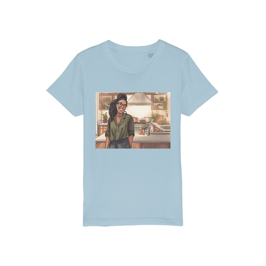 | Janell Melanin Magic | Organic Jersey Kids T-Shirt