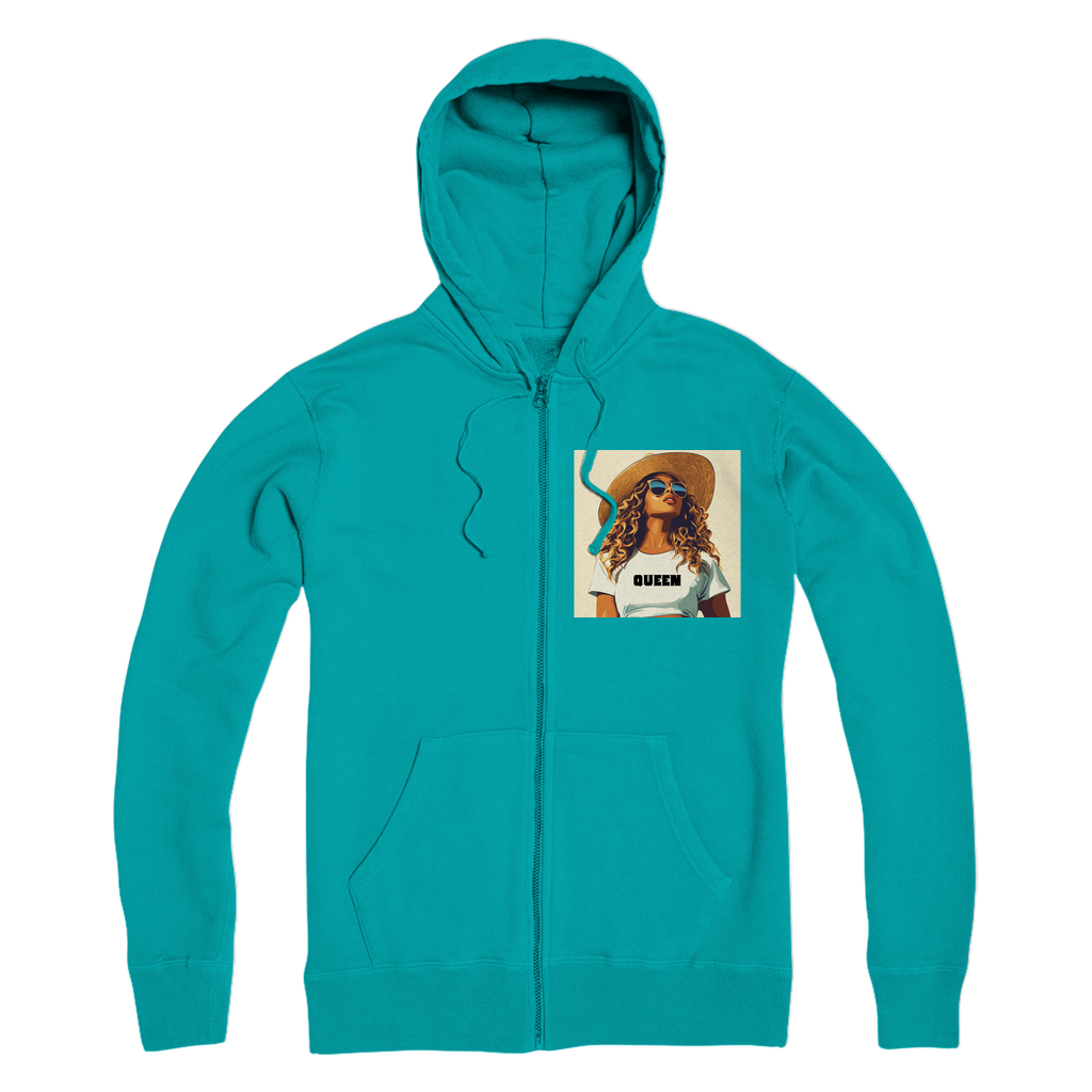 Bey Collection| Queen | #Cowboycater| Premium Adult Zip Hoodie