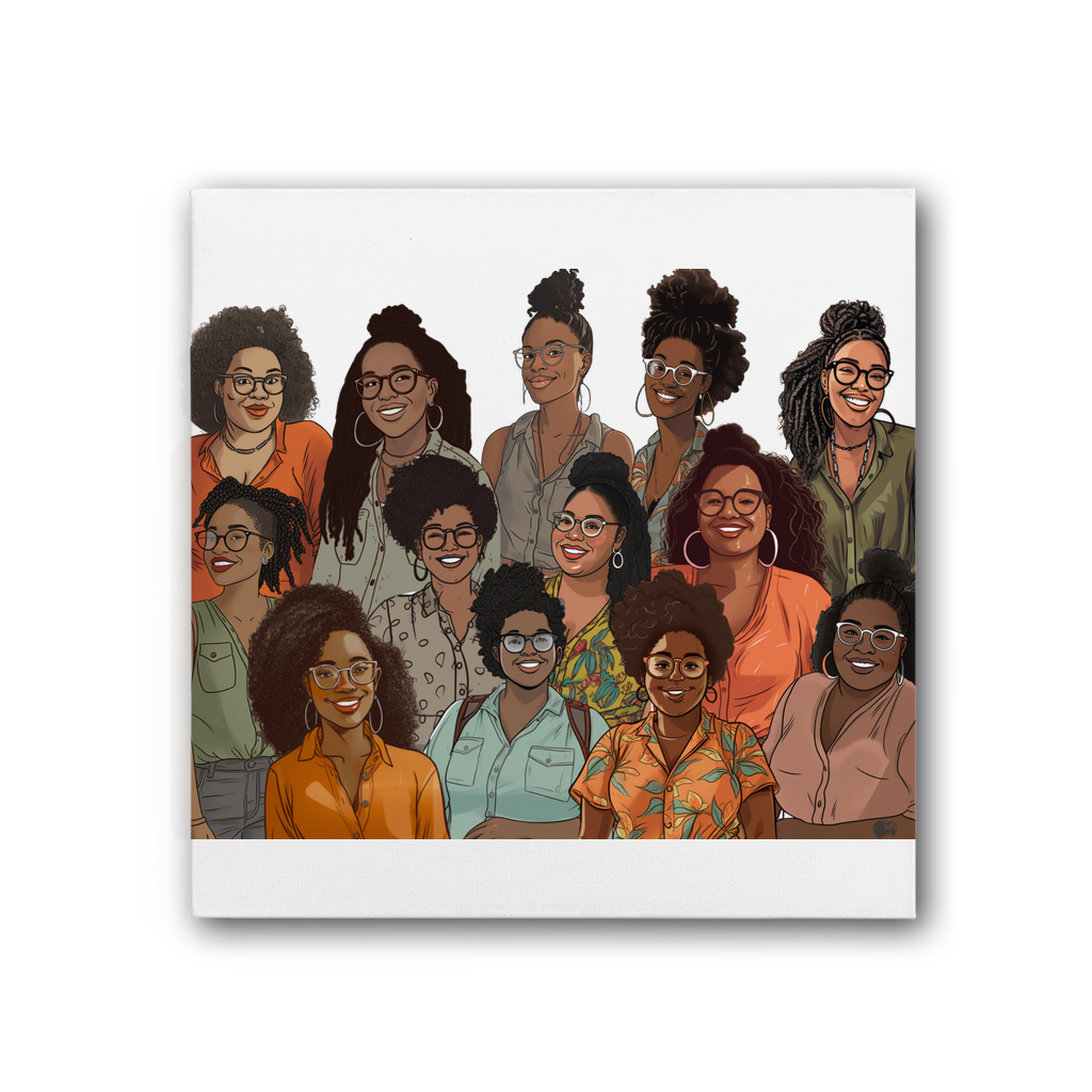 Womens Collective| Everyday magic | Melanin Magic Premium Stretched Canvas
